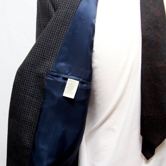 Lauren Ralph Lauren Men's Sport Coat Blazer Jacket Size 44L Lambs wool D060376 - Picture 11 of 13
